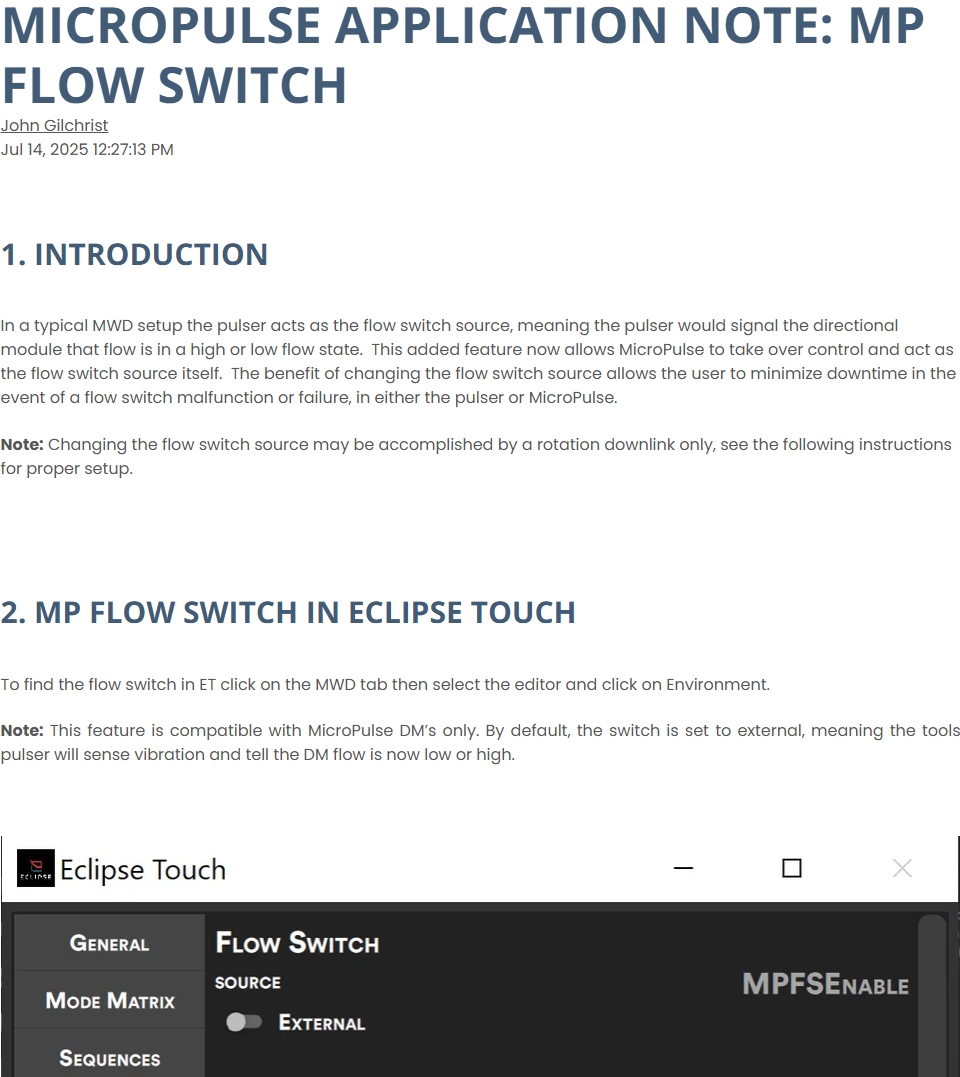 Flow Switch Preview