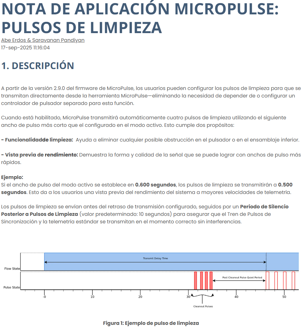 MP Pulsos de Limpieza